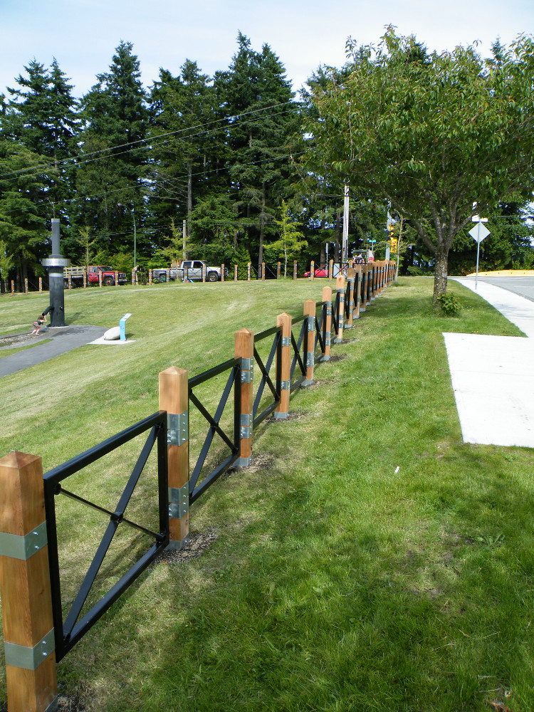 Delta fence finished
