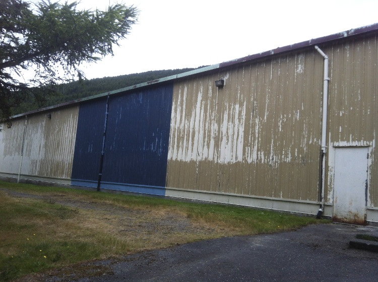 Port Alice Arena before painting